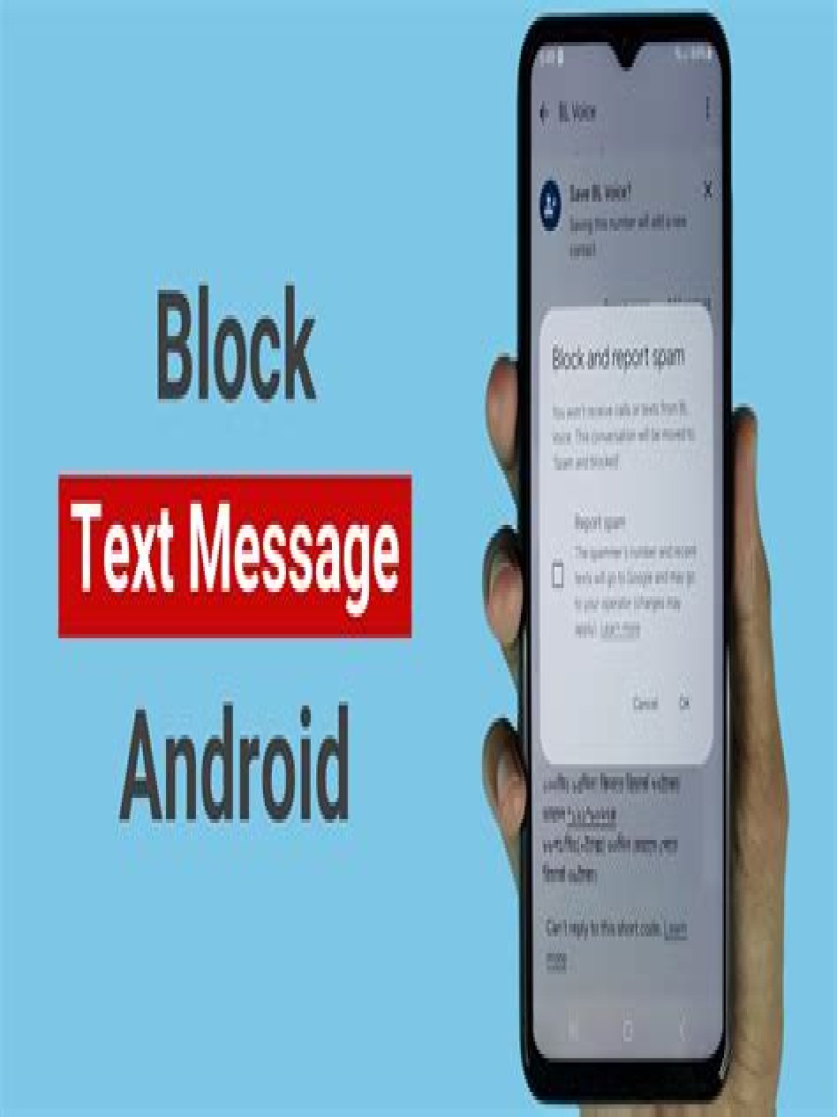 Quick Answer: How To Block Text Messages On Android?