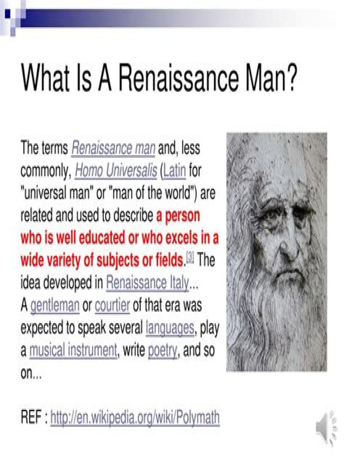 renaissance man meaning